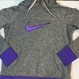 Woman’s Nike purple and gray Hoodie